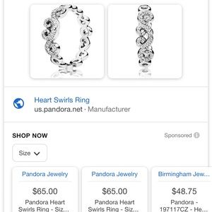 pandora hearts swirl ring
